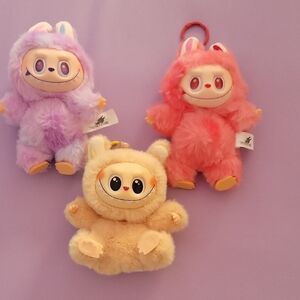 Labubu- Purple, Pink, Tan